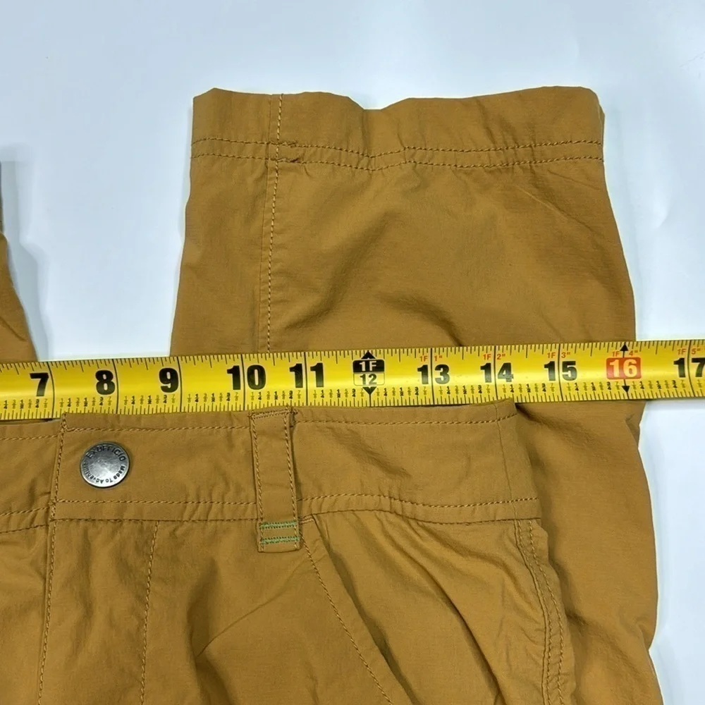 Exofficio Amphi Mustard Yellow Hiking Adventure Pants Size 28x32